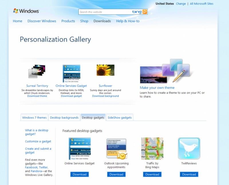 personalization gallery