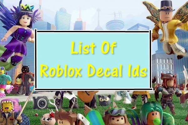 All Roblox Decal IDs List (2022): Image IDs