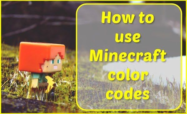 How to Use Color Codes for Minecraft?