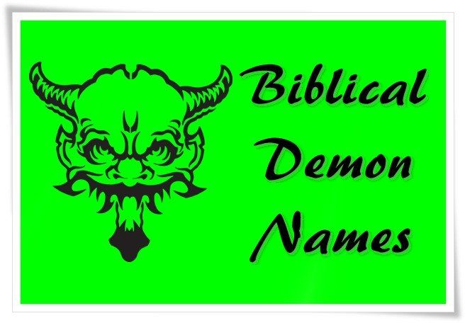 Biblical Demon Names (2022)