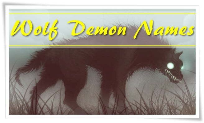Wolf Demon Names (2022)