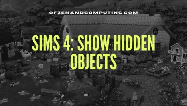 The Sims 4: Show Hidden Objects
