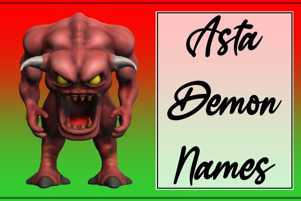 Asta Demon Names (2022)