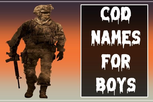 COD Names For Boys (2022)