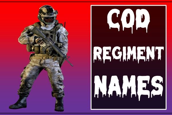 COD Regiment Names (2022)