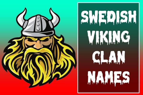 Swedish Viking Clan Names (2022)