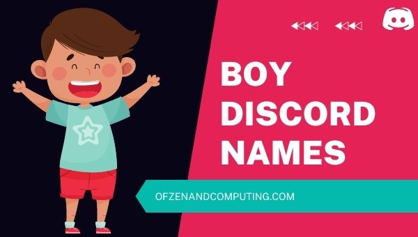 Boy Discord Names 2022 (Usernames)