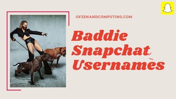 Baddie Snapchat Usernames 2022 (Names)