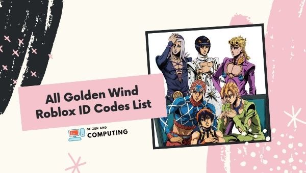 All Golden Wind Roblox ID Codes List (2022)