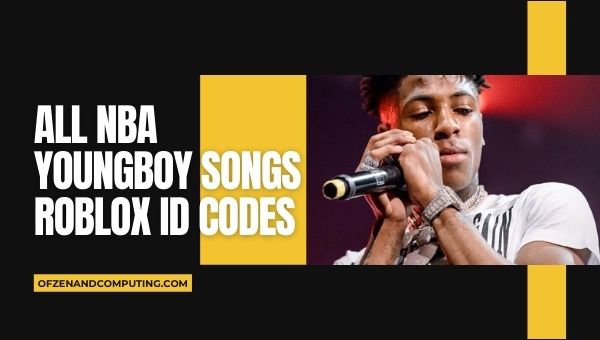 All NBA YoungBoy Roblox ID Codes (2022)