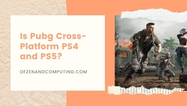 Is Pubg Cross-Platform PS4 and PS5?