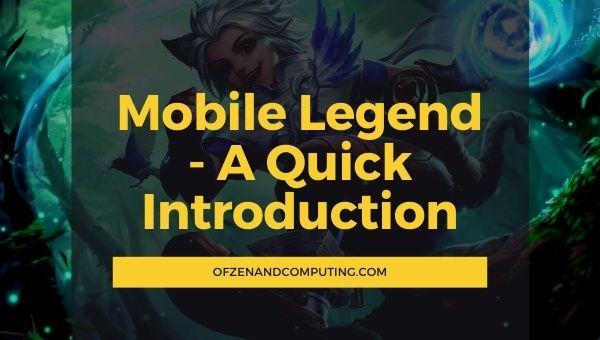 Mobile Legend - A Quick Introduction