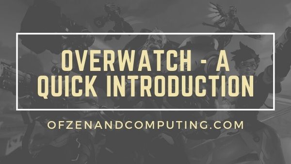 Overwatch - A Quick Introduction
