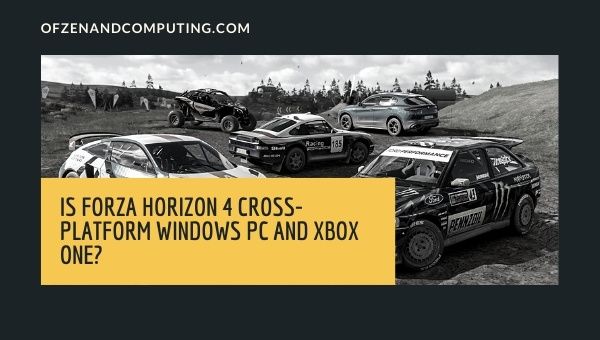 Is Forza Horizon 4 Cross-Platform Windows PC and Xbox One?