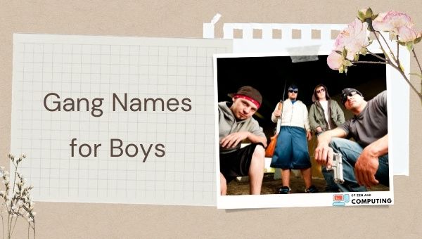 Gang Names for Boys (2022) 