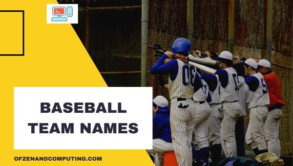 Baseball Team Names Ideas (2022)