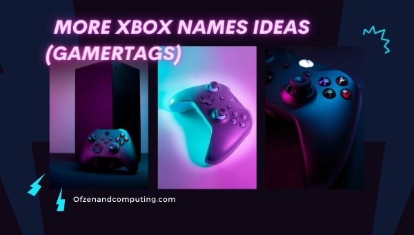 More Xbox Gamertags Ideas (Names)