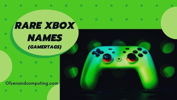 Rare Xbox Gamertags / Names (Unused)