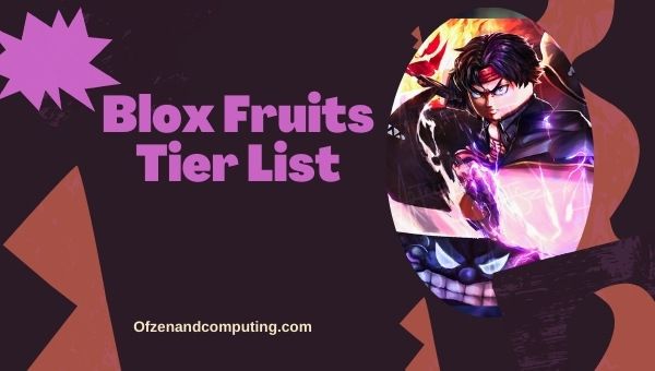 Roblox Blox Fruits Tier List (2022)