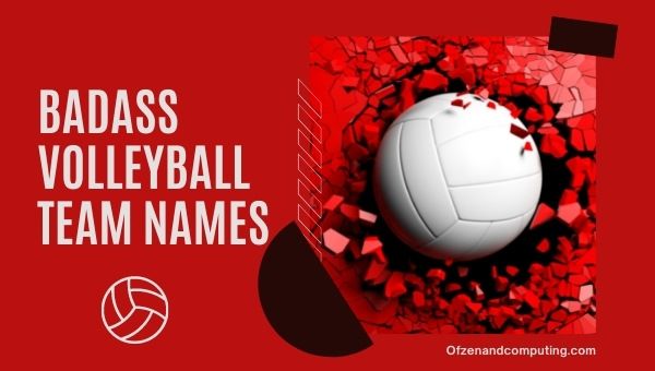 Badass Volleyball Team Names Ideas (2022)