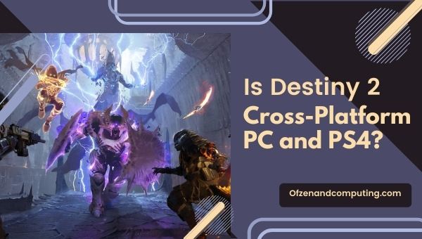 Is Destiny 2 Cross-Platform PC and PS4/PS5?