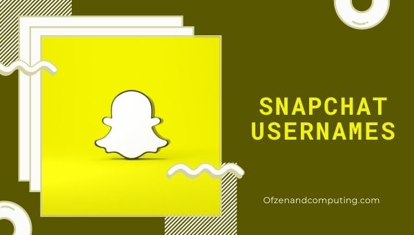 Snapchat Usernames Ideas (2022)