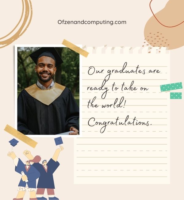Short Graduation Captions For Instagram (2022)