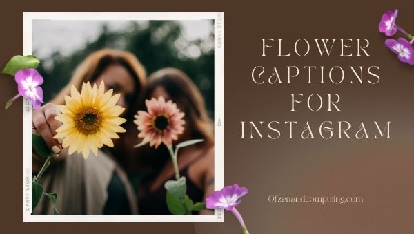 Flower Captions For Instagram (2022) Cute, Funny, Good