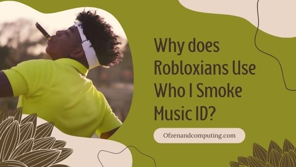 Why Do Robloxians Use Who I Smoke Music ID?