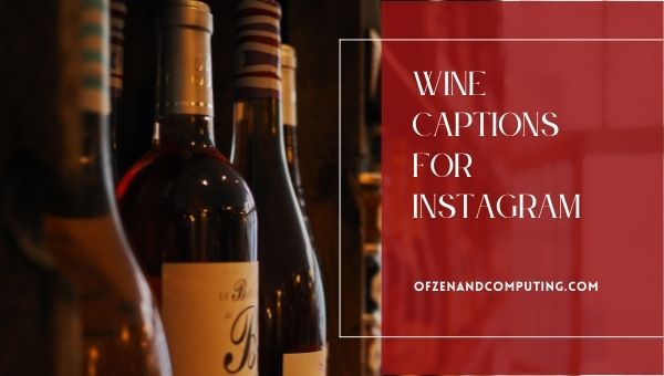 Wine Captions For Instagram (2022) Savage, Funny, Cute