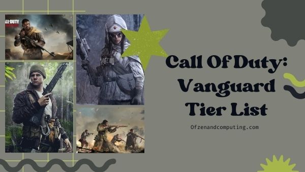 Call Of Duty: Vanguard Weapon Tier List (2022) Best Guns