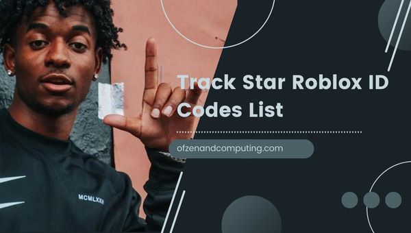 Track Star Roblox ID Codes List (2022)