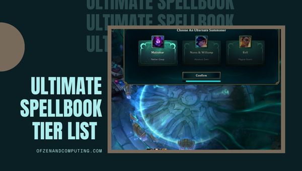 LoL Ultimate Spellbook Tier List (2022)