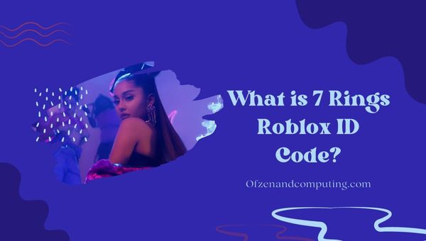 What is 7 Rings Roblox ID Code?