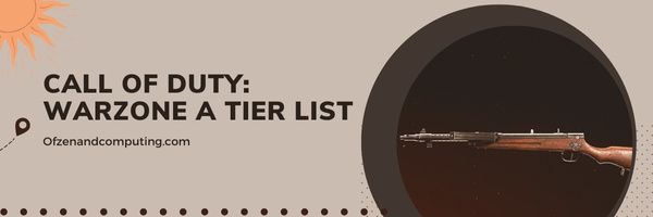 Call Of Duty Warzone SMG A Tier List (2022)