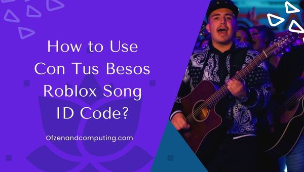 How to Use Con Tus Besos Roblox Song ID Code?